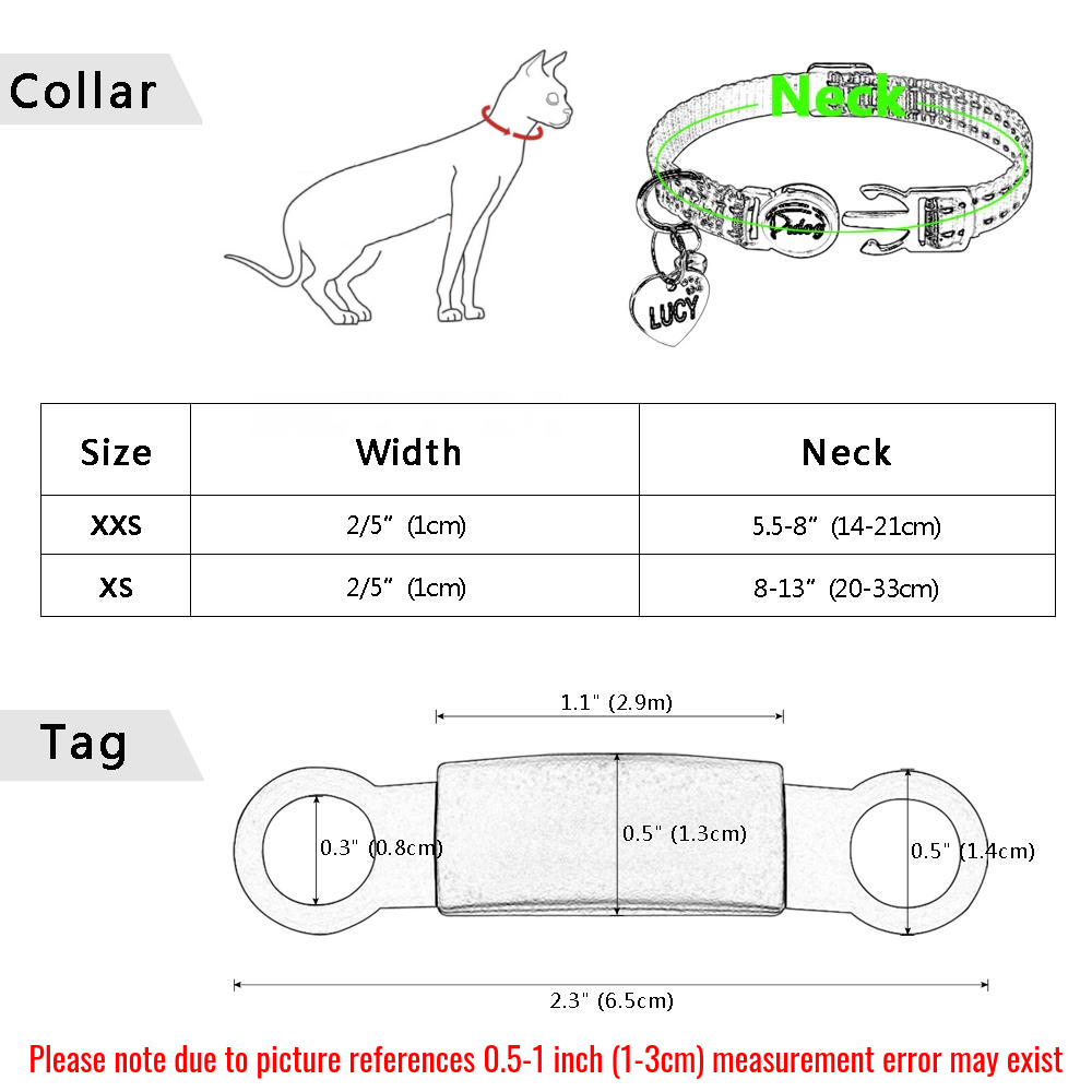 Personalized ID Tag Collar