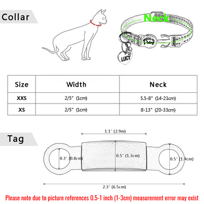 Personalized ID Tag Collar