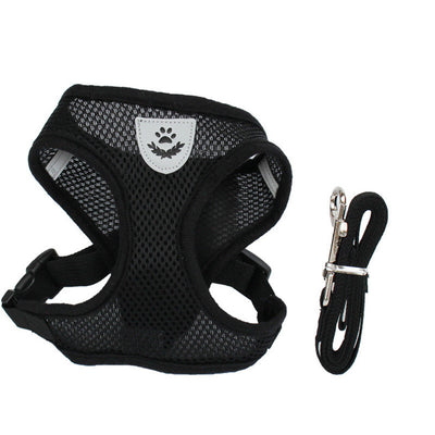Adjustable Walking Harness-Second skinn-Black-S-Second skinn