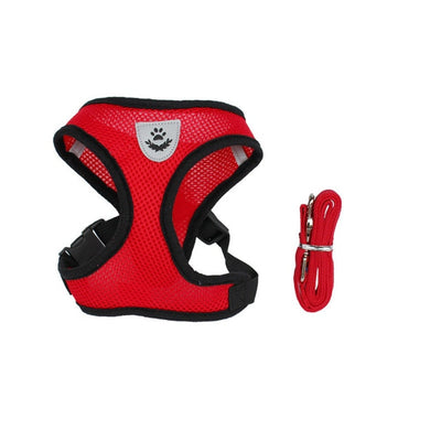 Adjustable Walking Harness-Second skinn-Red-S-Second skinn