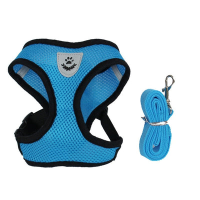 Adjustable Walking Harness-Second skinn-Blue-S-Second skinn