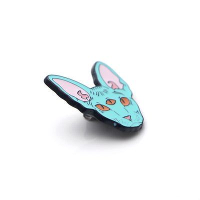 Enamel Sphynx Brooches-Second skinn-Second skinn