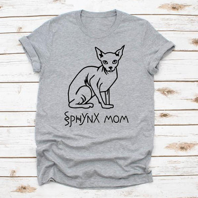 Sphynx Mom Cotton Tee-Second skinn-Second skinn