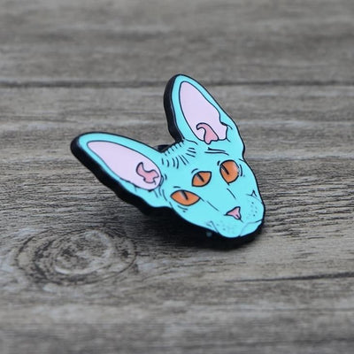 Enamel Sphynx Brooches-Second skinn-Second skinn