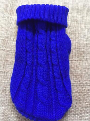 Warm Snuggly Sweater-Second skinn-Blue-Size 4-Second skinn
