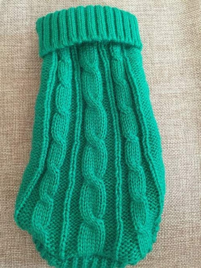 Warm Snuggly Sweater-Second skinn-Green-Size 4-Second skinn