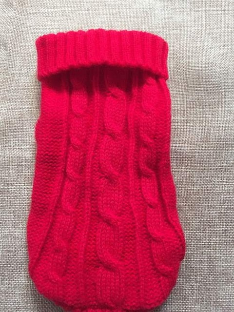 Warm Snuggly Sweater-Second skinn-Red-Size 4-Second skinn