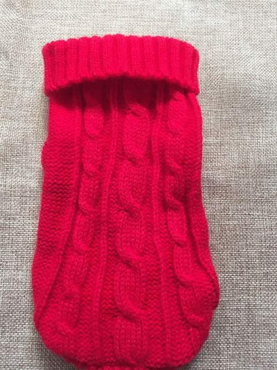 Warm Snuggly Sweater-Second skinn-Red-Size 4-Second skinn