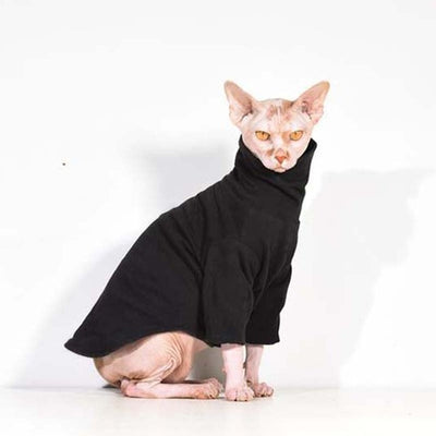 Sphynx Fashion Coat-Second skinn-Black-L-Second skinn