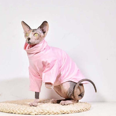 Sphynx Fashion Coat-Second skinn-Pink-L-Second skinn