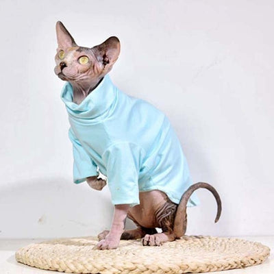 Sphynx Fashion Coat-Second skinn-Blue-L-Second skinn