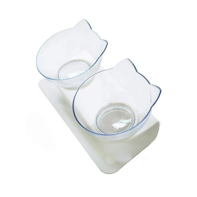 Non-Slip Cat Feeder Bowl-Second skinn-Double Warm White-Second skinn